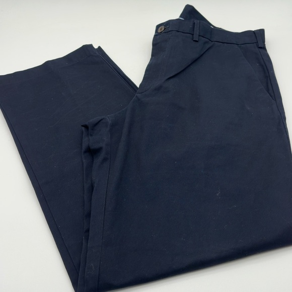 Gap Pants Men 36x32 Relaxed Dark Blue Chino Straight Pants - Picture 13 of 13